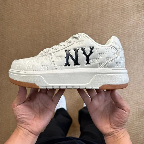 MLB Chunky Liner College Style Platform Sneakers Off-White 3ASXE015N (GP009)