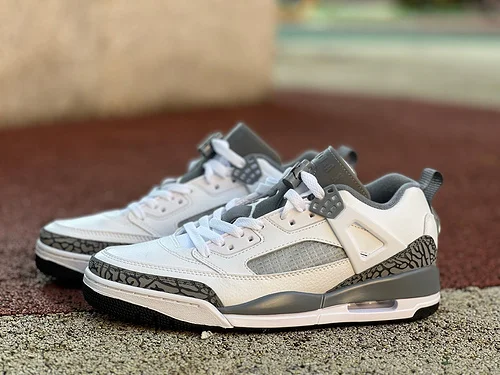 Jordan Spizike OG White Grey Elephant Print Sneakers FQ1759-102