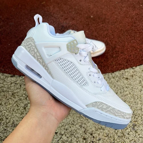 Jordan Spizike OG Pure White Grey Elephant Print Sneakers FQ1759-103