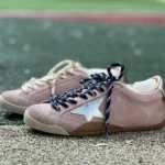 Golden Goose True-Star Star Patch Off-White Pink Sneakers