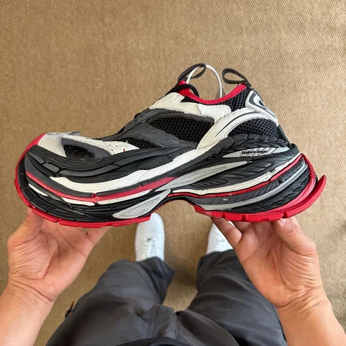 GT Version Balenciaga 17th Generation Black Red Platform Dad Shoes 16cm