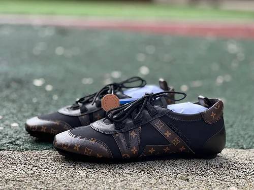 LV Sneakerina Trainer Ballet Shoes Black Brown