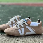 LV Sneakerina Trainer Ballet Shoes Beige Brown