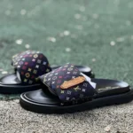 LOUIS VUITTON LV Slides Black Multi-Color