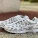 Nike P-6000 White Grey Low Top Sneakers FV6603-101