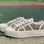 Gucci Platform Canvas Shoes 5cm Invisible Height Increase