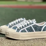 Gucci Platform Canvas Shoes 5cm Invisible Height Increase