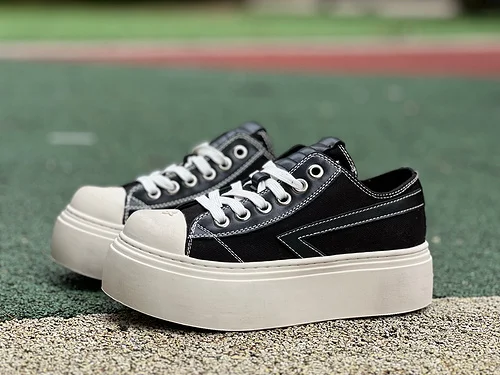 SMFK Garden Vintage Skate Low Flower Series Low Top Platform Sneakers