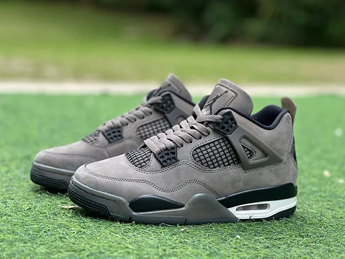 T1 Pure Original AJ4 Cave Stone Grey Black Sneakers FV5029-200