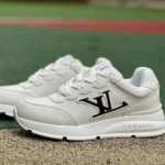 LOUIS VUITTON Classic LV White Black Sneakers