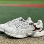 LOUIS VUITTON Olympia LV White Brown Sneakers