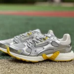 LOUIS VUITTON Olympia LV Liquid Silver Yellow Metal Silver Sneakers