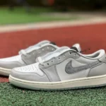 Pure Original AJ1 Low White Grey Snake Year Limited HF3144-100