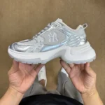 MLB Chunky Jogger Dad Shoes Standard Silver/Beige 3ASHW045N (GP001)