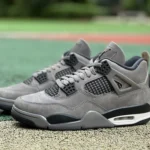 T1 Pure Original AJ4 Cave Stone Grey Black Sneakers FV5029-200