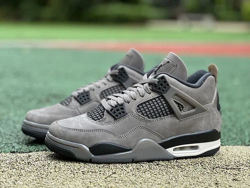 T1 Pure Original AJ4 Cave Stone Grey Black Sneakers FV5029-200