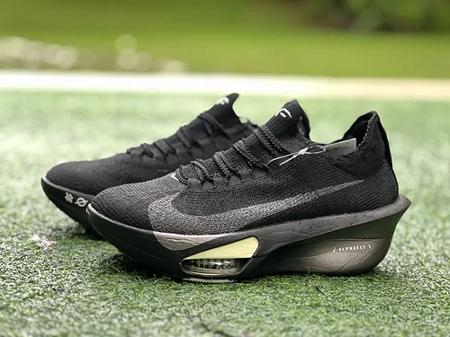 Pure Original Nike Alphafly 3 Marathon Racing Shoes Black Green HV6350-001