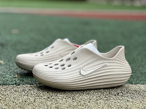 S2 Pure Original Nike ReactX Rejuven8 Beige Clogs HV5060-100