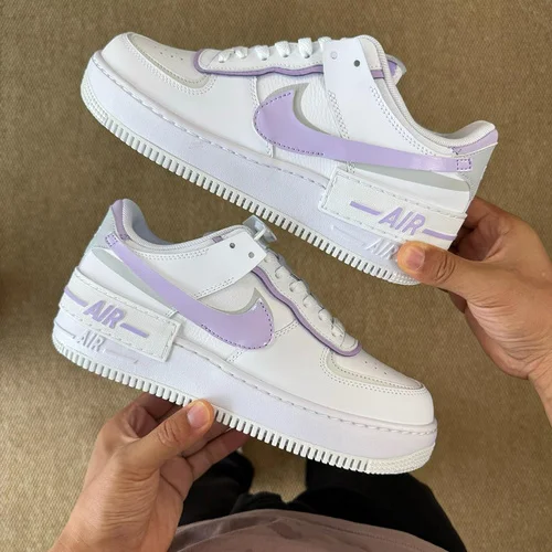 3A Pure Original Air Force 1 Macaron Series White Purple FN6335-102