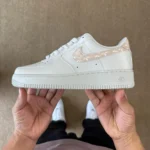 3A Pure Original Air Force 1 AF1 Paisley Hook Beige Sneakers IH2051-072