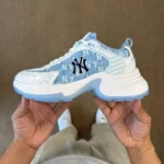 MLB Chunky Denim Monogram Dad Shoes Blue 3ASHW065N (GP001)