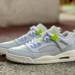 Jordan Spizike OG White Grey Green Elephant Print Sneakers IB4464-025