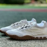 Miu Miu Tyre Suede Trainer Shoes Beige