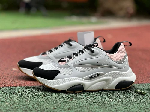 DIOR B22 Mesh Grey Black Pink