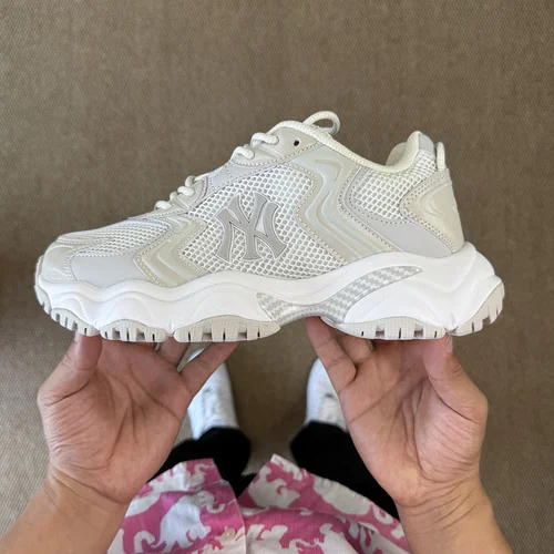 MLB CARGO Chunky Cyber Dad Shoes Off-White 3ASHW075N (GP018)