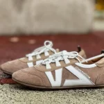 LV Sneakerina Trainer Ballet Shoes Beige Brown