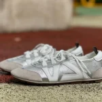LV Sneakerina Trainer Ballet Shoes Grey Silver