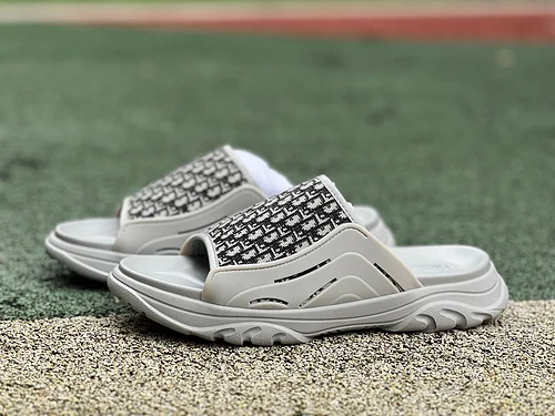 DIOR H-Town Rubber Oblique Print Grey