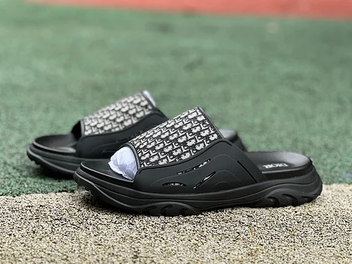 DIOR H-Town Rubber Oblique Print Black