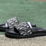 DIOR Aqua Anti-Slip Slides Black