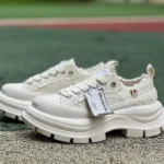 SMILEREPUBLIC Dad Shoes Beige White