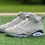 AJ6 Georgetown Grey Blue Basketball Shoes CT8529-012