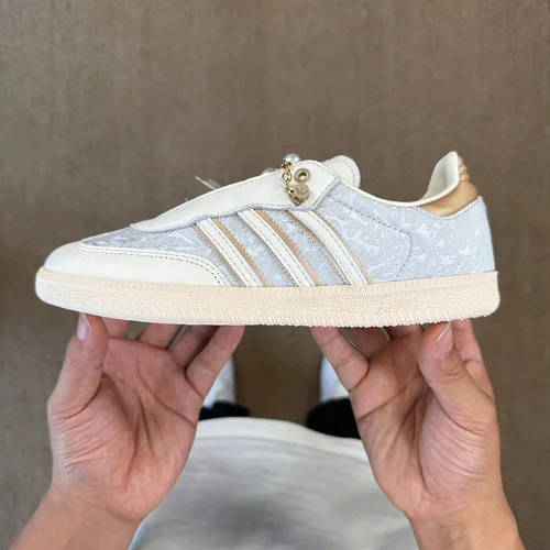 Adidas Originals Samba Training Shoes Embroidered Pearl JQ2616