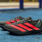 Pure Original Adidas Adizero Evo SL Running Shoes Black Red JR3414