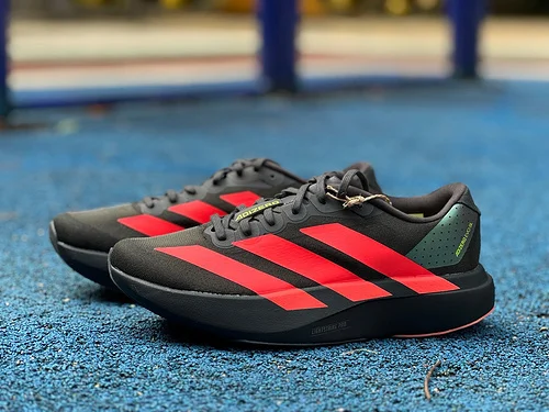 Pure Original Adidas Adizero Evo SL Running Shoes Black Red JR3414