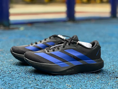 Pure Original Adidas Adizero Evo SL Running Shoes Black Blue JR3414