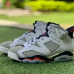 Y Pure Original AJ6 Tinker White Grey Red 384664-104
