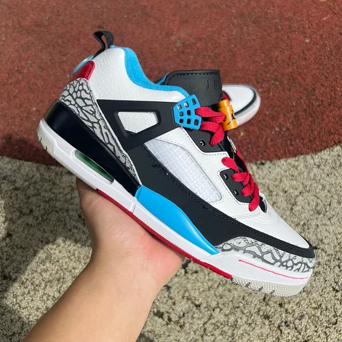 Jordan Spizike OG White Black Blue Red Elephant Print IM7425-004
