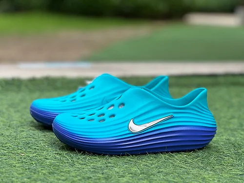 LW Pure Original Nike ReactX Rejuven8 Blue Purple Clogs HV5060-301