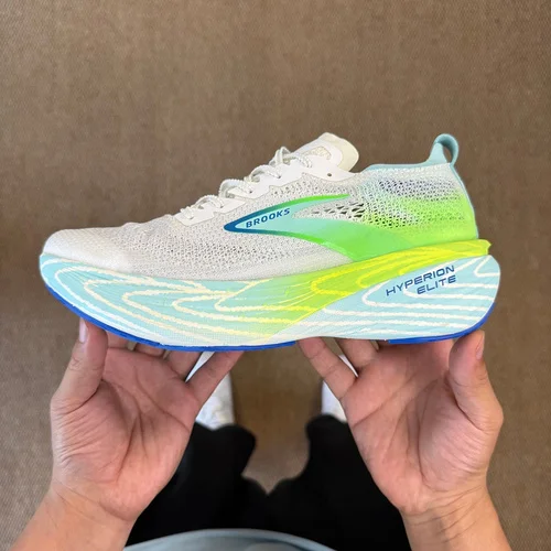 Brooks Hyperion Elite 4 Tornado White Green 100053-1D-134