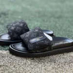 LV Slides Black LOUIS VUITTON Pool Pillow Comfort