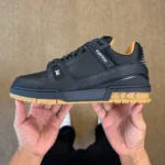 LV Trainer Black Gum Sole LOUIS VUITTON