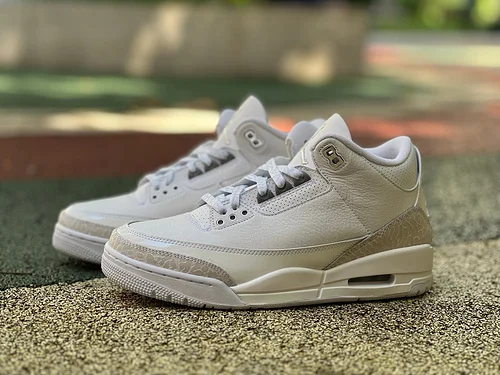 LJR Version AJ3 White Cat Pure Money CT8532-111