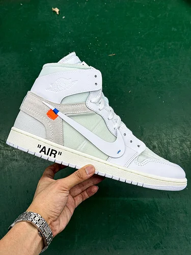 LJR Version AJ1 OFF-WHITE European Exclusive White AA3384-101