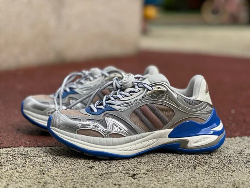 GUCCI Round Toe Drawstring 2.0 Silver Blue