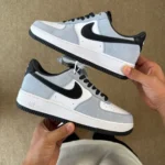 3A Pure Original Air Force 1 AF1 Blue White Black IF6205-400